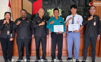 Foto Bersama siswa dan Guru SMK PGRI 3 Badung, (10/8/2026)