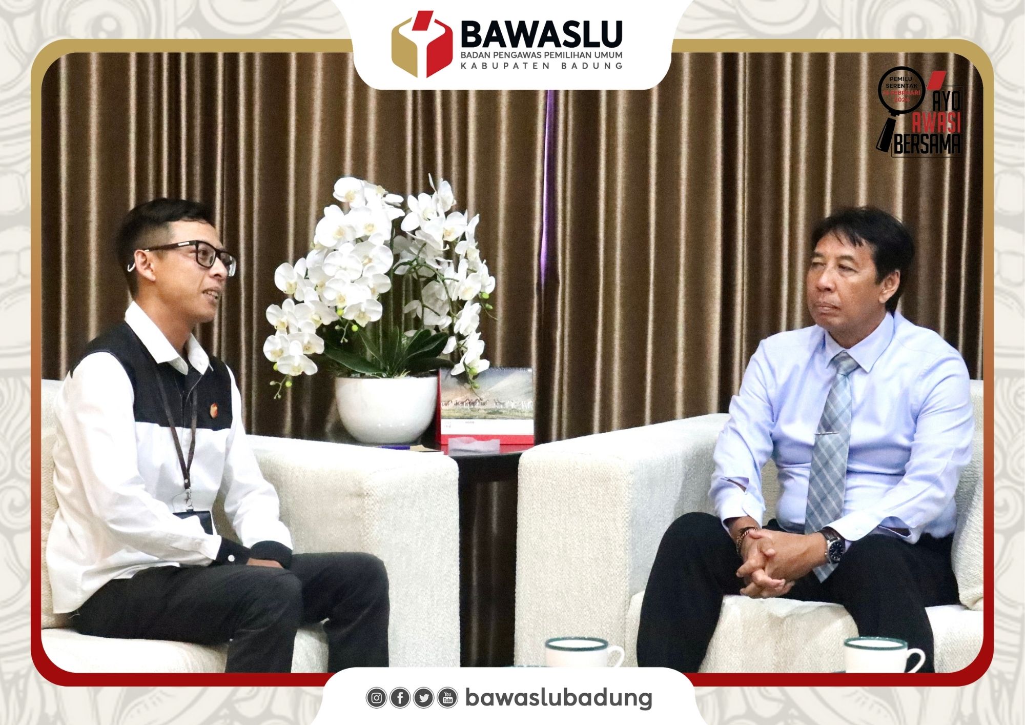 Perkuat Pengawasan Pemilu bersama Perguruan Tinggi, Bawaslu Badung laksanakan Audiensi dengan Rektor Universitas Udayana