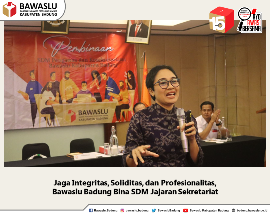 Jaga Integritas, Soliditas, dan Profesionalitas, Bawaslu Badung Bina SDM Jajaran Sekretariat 