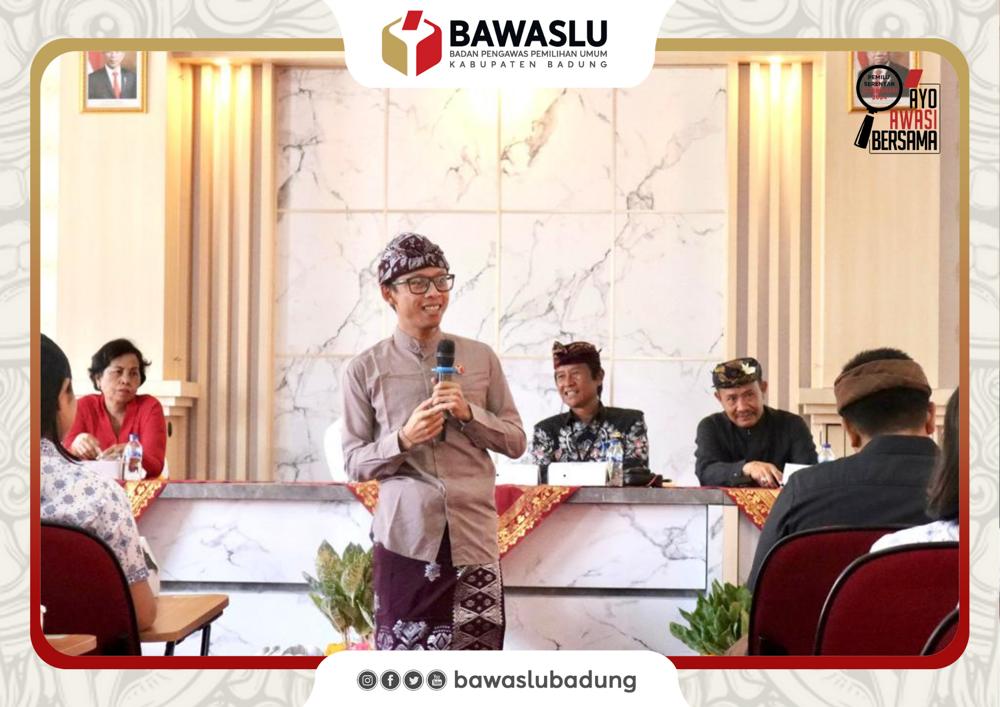 Ingatkan pentingnya peran Pemilih Pemula, Bawaslu Badung ajak Siswa SMAN 2 Mengwi gunakan Hak Pilihnya 