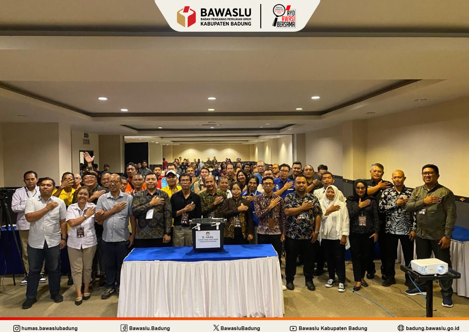 Bawaslu Badung Awasi Dan Kawal Hasil Rekap Suara Pemilu 2024 di Badung Hingga Ke Provinsi 