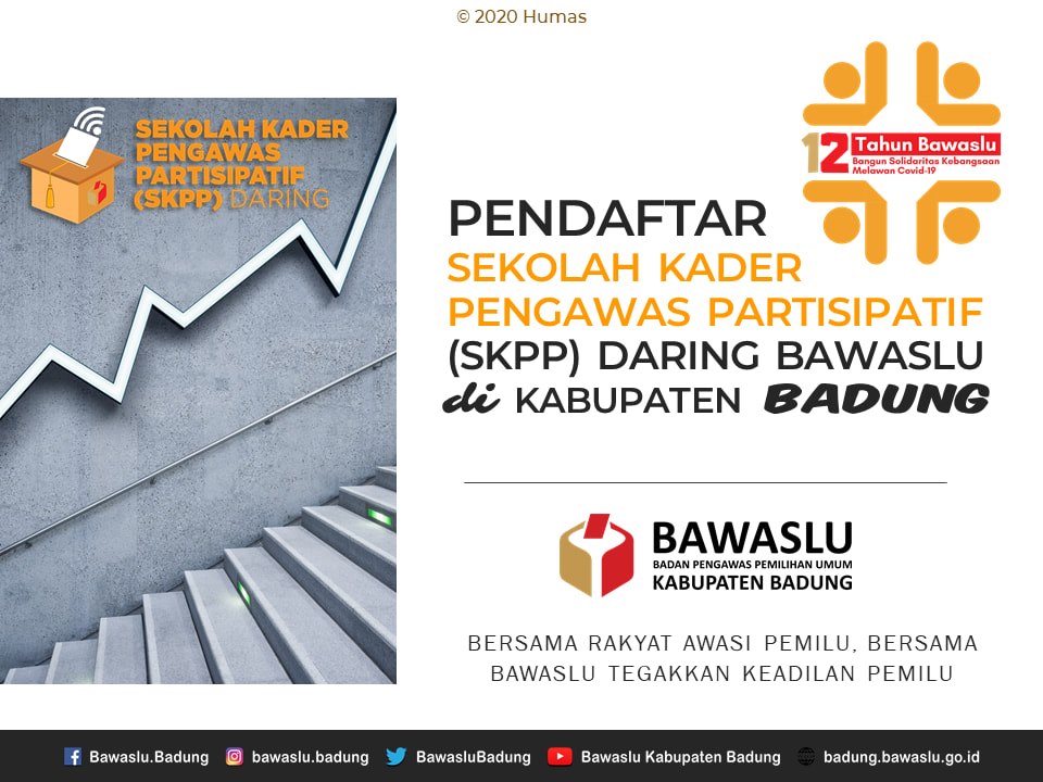 PENGUMUMAN PENDAFTAR SKPP DARING BAWASLU 2020 DARI KABUPATEN BADUNG