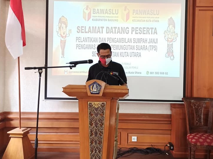 BAWASLU BADUNG LANTIK PENGAWAS TPS SE-KABUPATEN BADUNG (PART 3)