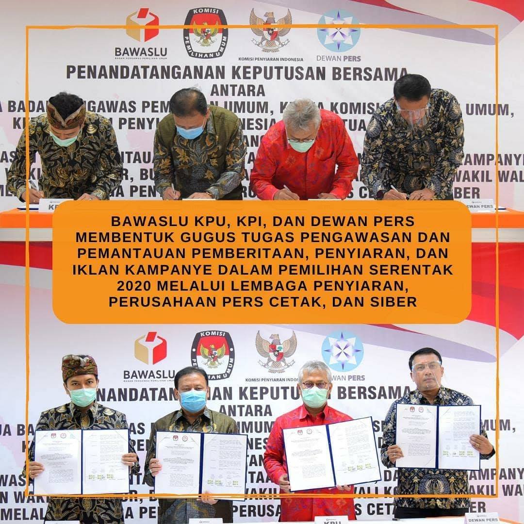 Kawal Pilkada 2020, Bawaslu Jalin Kerjasama Antar-Lembaga (4/4)
