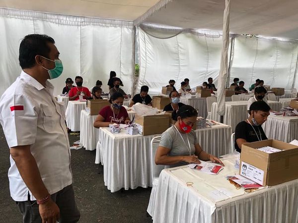 AWASI PENSORTIRAN DAN PELIPATAN SURAT SUARA PILKADA BADUNG TAHUN 2020 (PART 2)