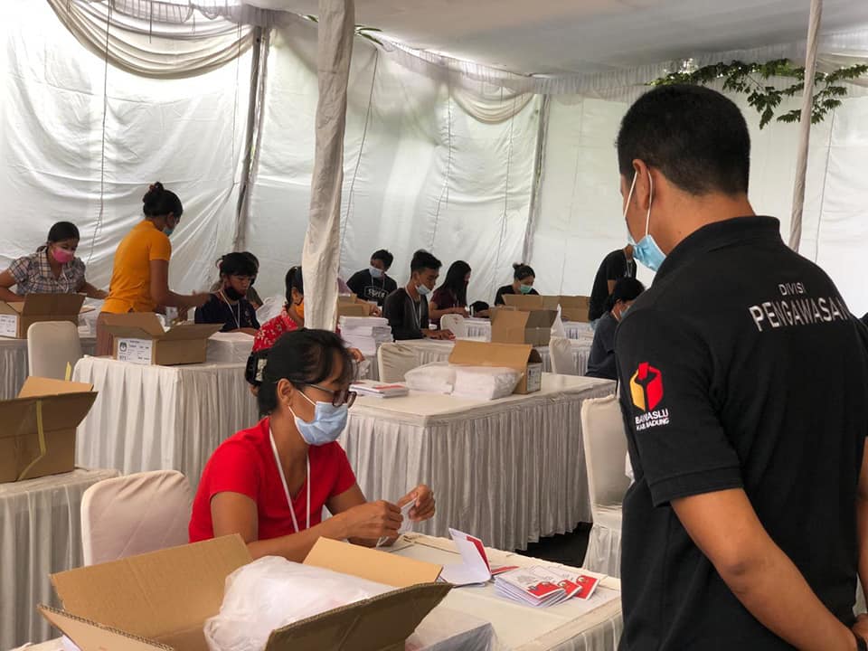 AWASI PENSORTIRAN DAN PELIPATAN SURAT SUARA PILKADA BADUNG TAHUN 2020 (PART 3)
