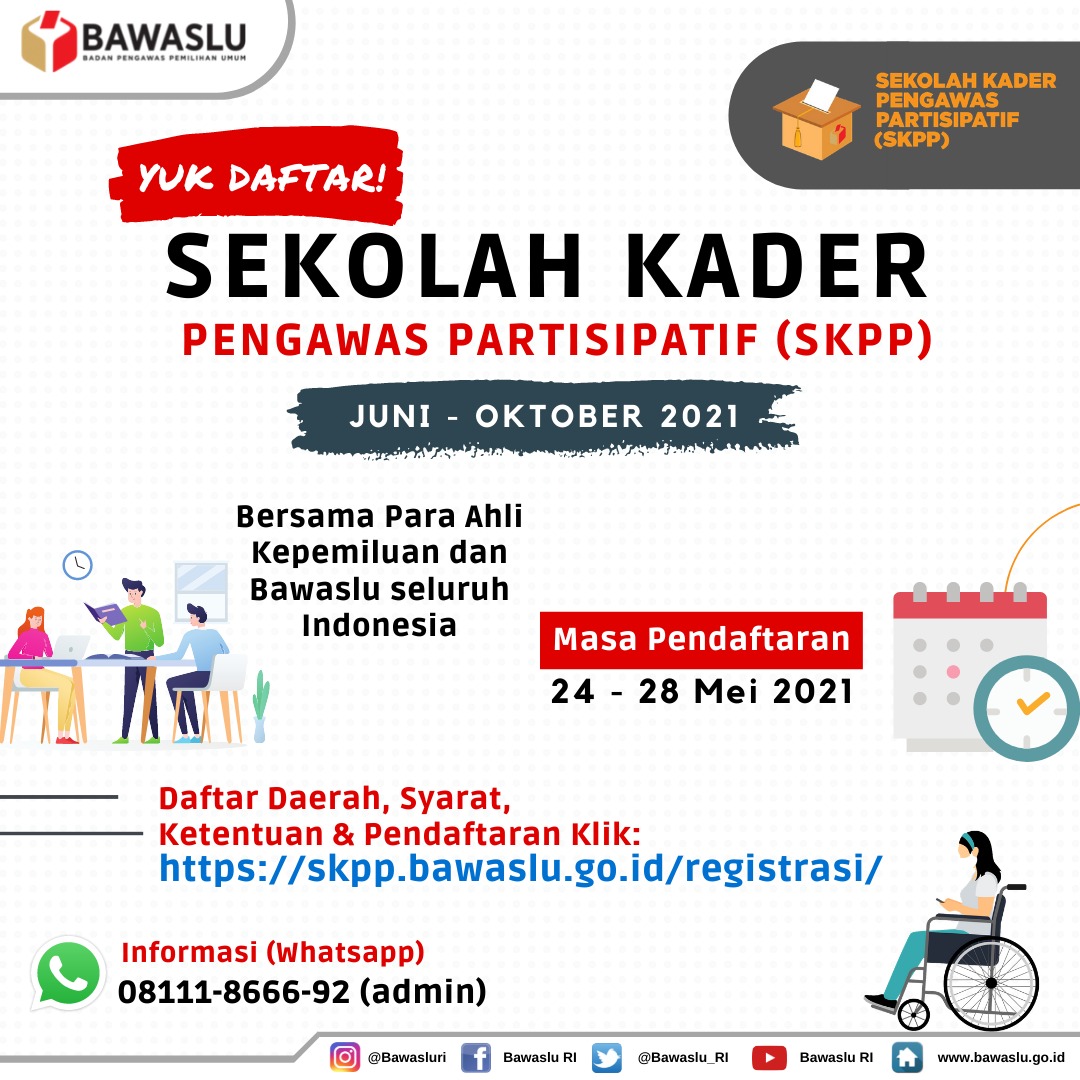 Sekolah Kader Pengawas Partisipatif (SKPP) tahun 2021