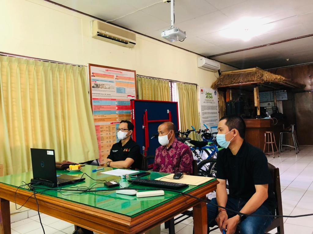 Bawaslu Badung Hadiri Zoom Meeting Rapat Pleno Pemutakhiran Daftar Pemilih Berkelanjutan (PDPB)