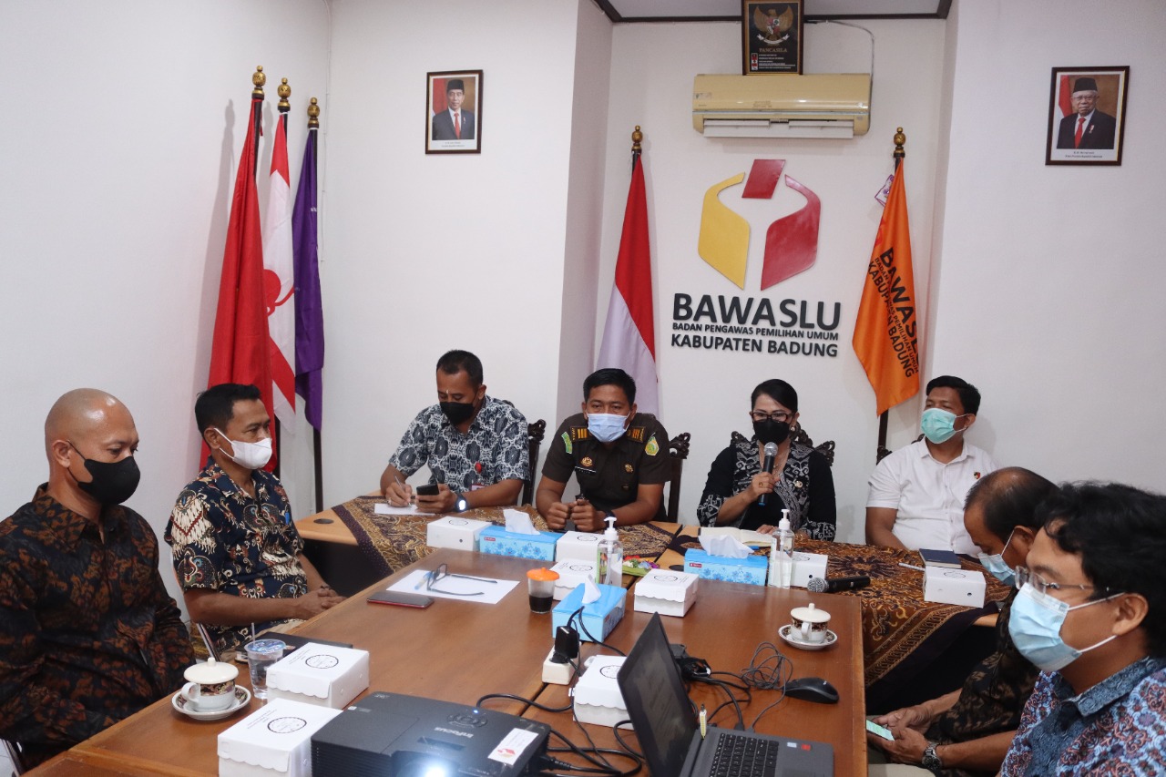 Samakan Visi dan Jalin Sinergitas Antar Lembaga dalam Penanganan Pelanggaran Pemilu Tahun 2024