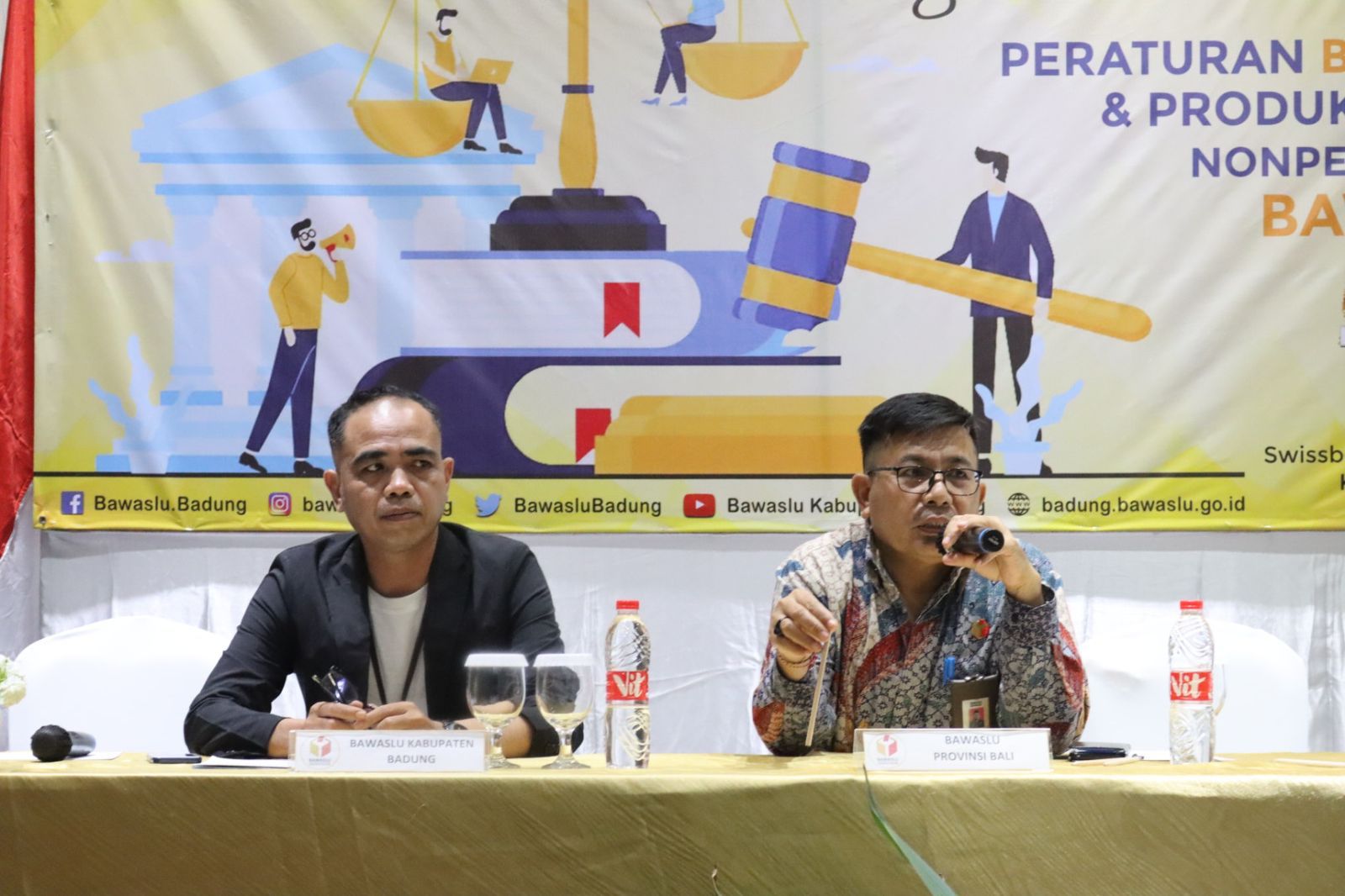 Gandeng Partai Politik Peserta Pemilu 2024 di Badung, Bawaslu Badung Sosialisasikan Peraturan Bawaslu dan Produk Hukum Non Peraturan Bawaslu