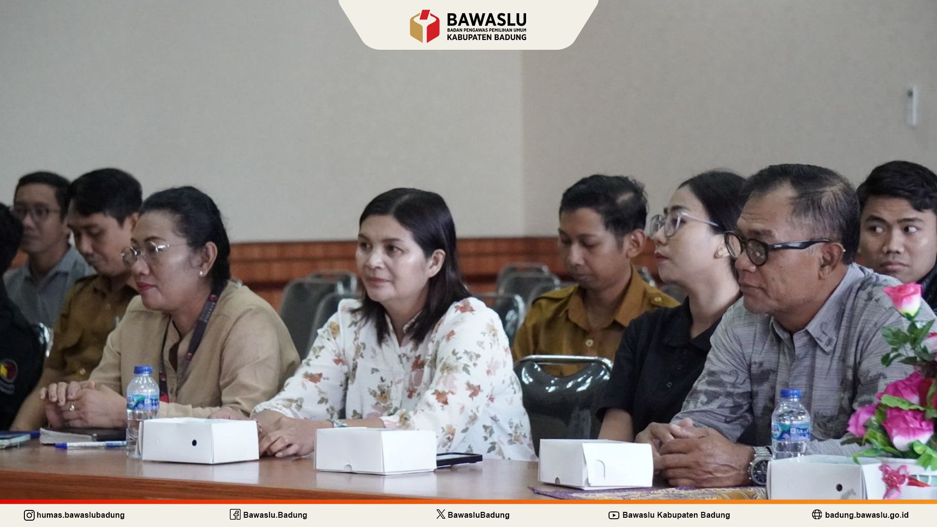 Panwaslucam se- Badung menghadiri rapat penguatan kapasitas kelembagaan