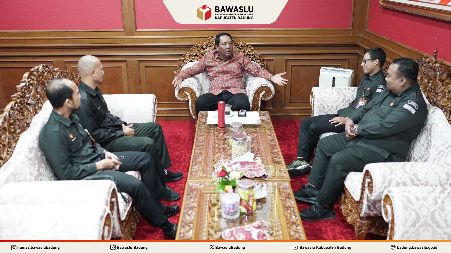 Foto Ketua DPRD Badung Menerima Audiensi Bawaslu Badung