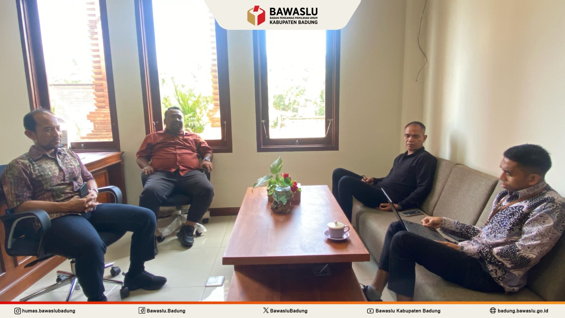 Proses Monitoring dan Evaluasi Pengelolaan JDIH oleh Bawaslu RI