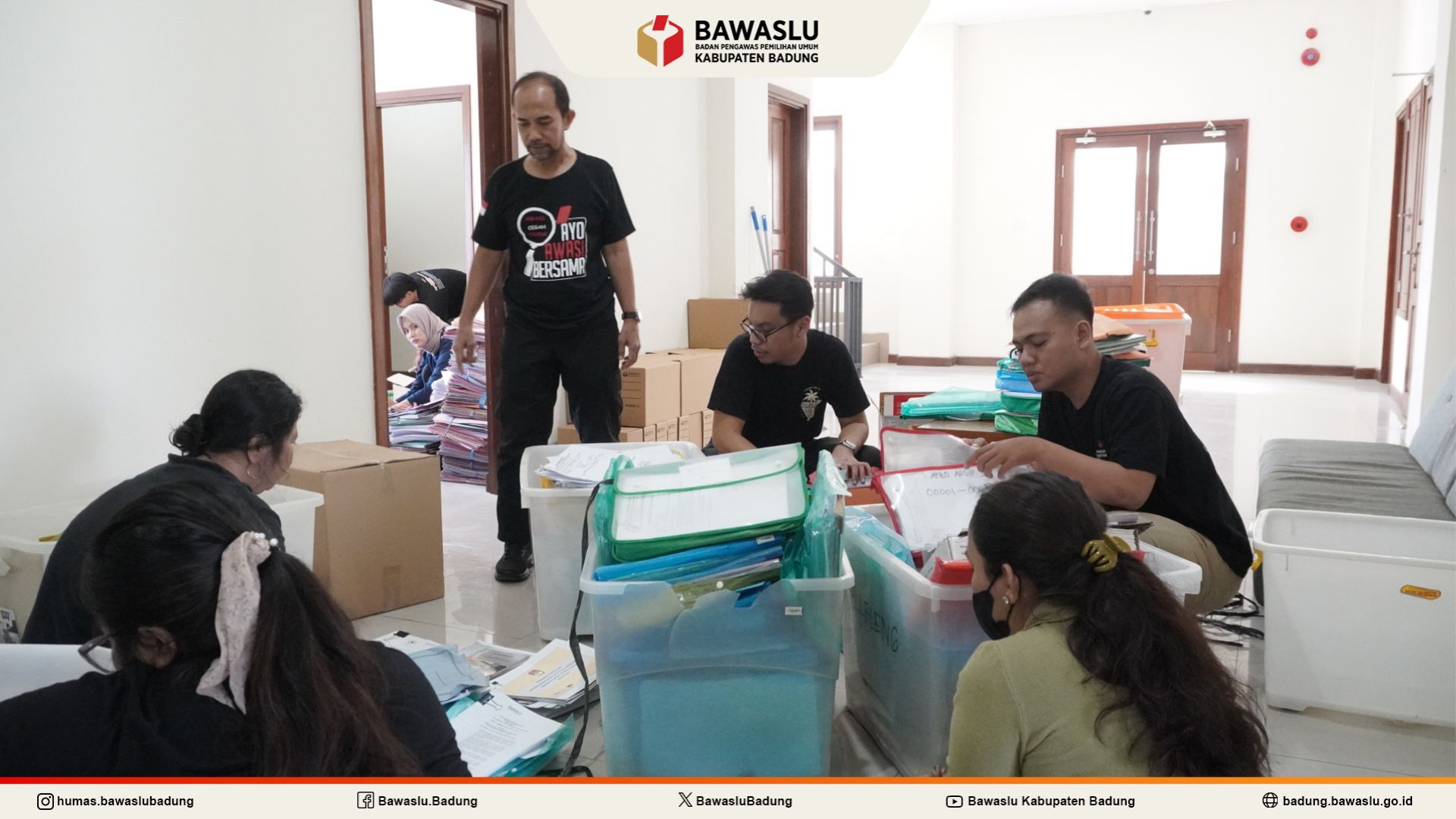 Penataan Arsip oleh Bawaslu Badung
