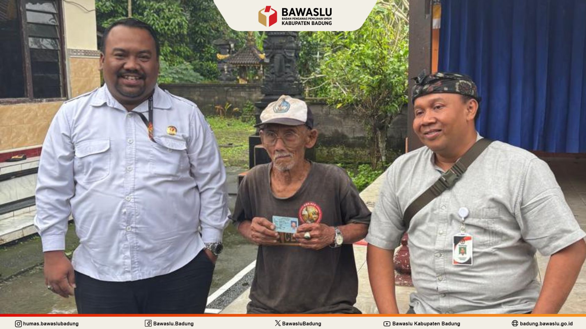 Foto pengawasan coktas dalam rangka pemutakhiran data pemilih berkelanjutan Kabupaten Badung tahun 2025