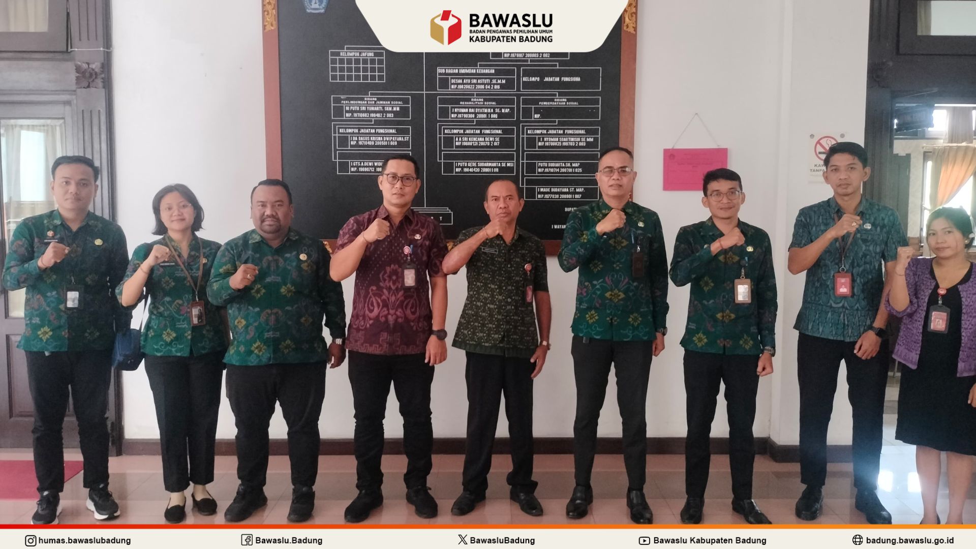 Audiensi di Dinas Sosial Kabupaten Badung