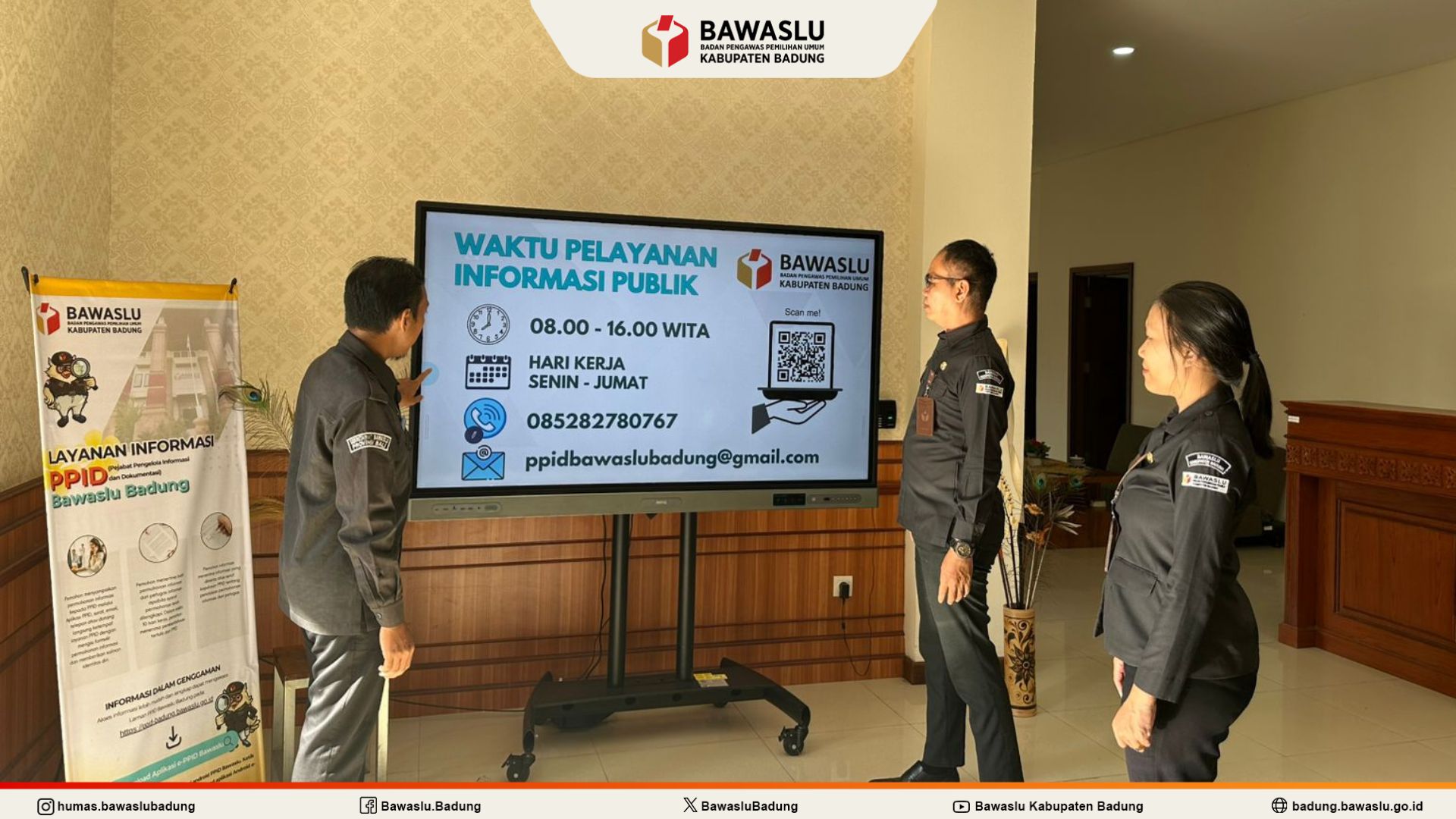 Infografis digital Pojok PPID