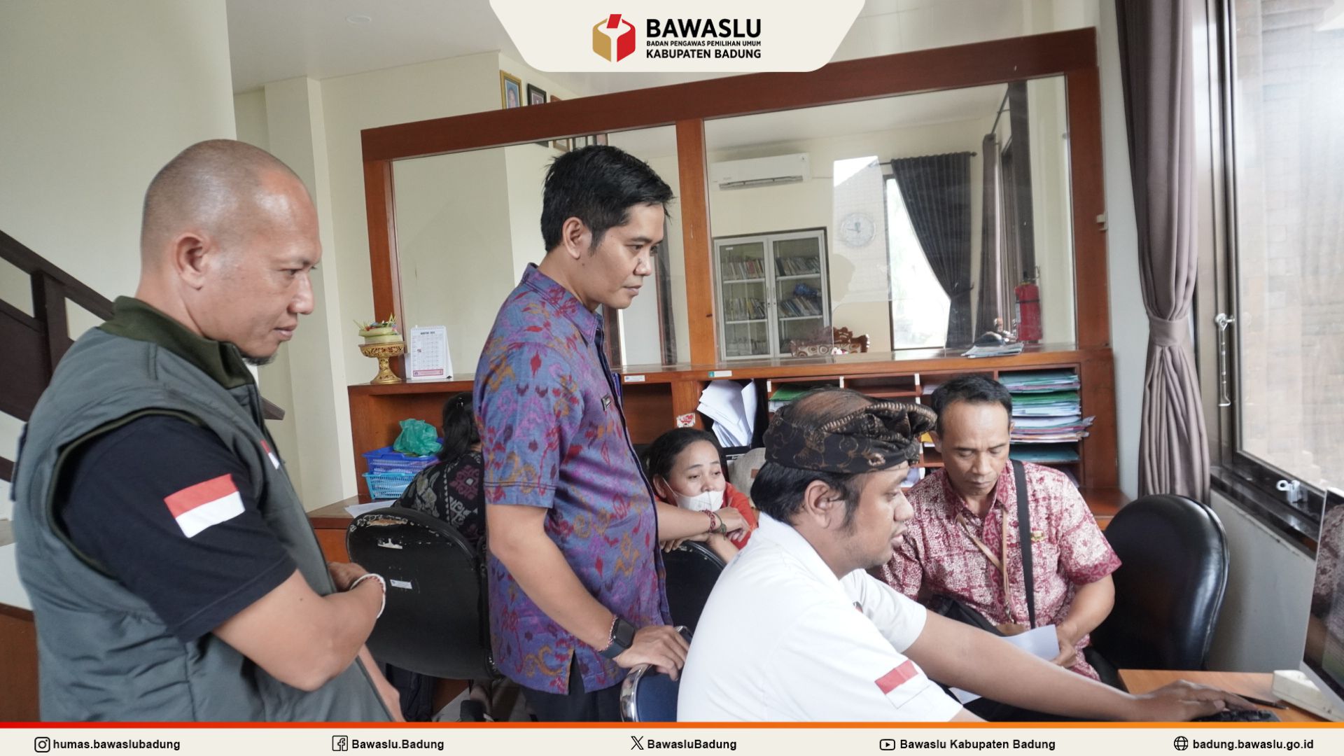 I Wayan Semara Cipta Melaksanakan Uji Petik Di Kelurahan Legian