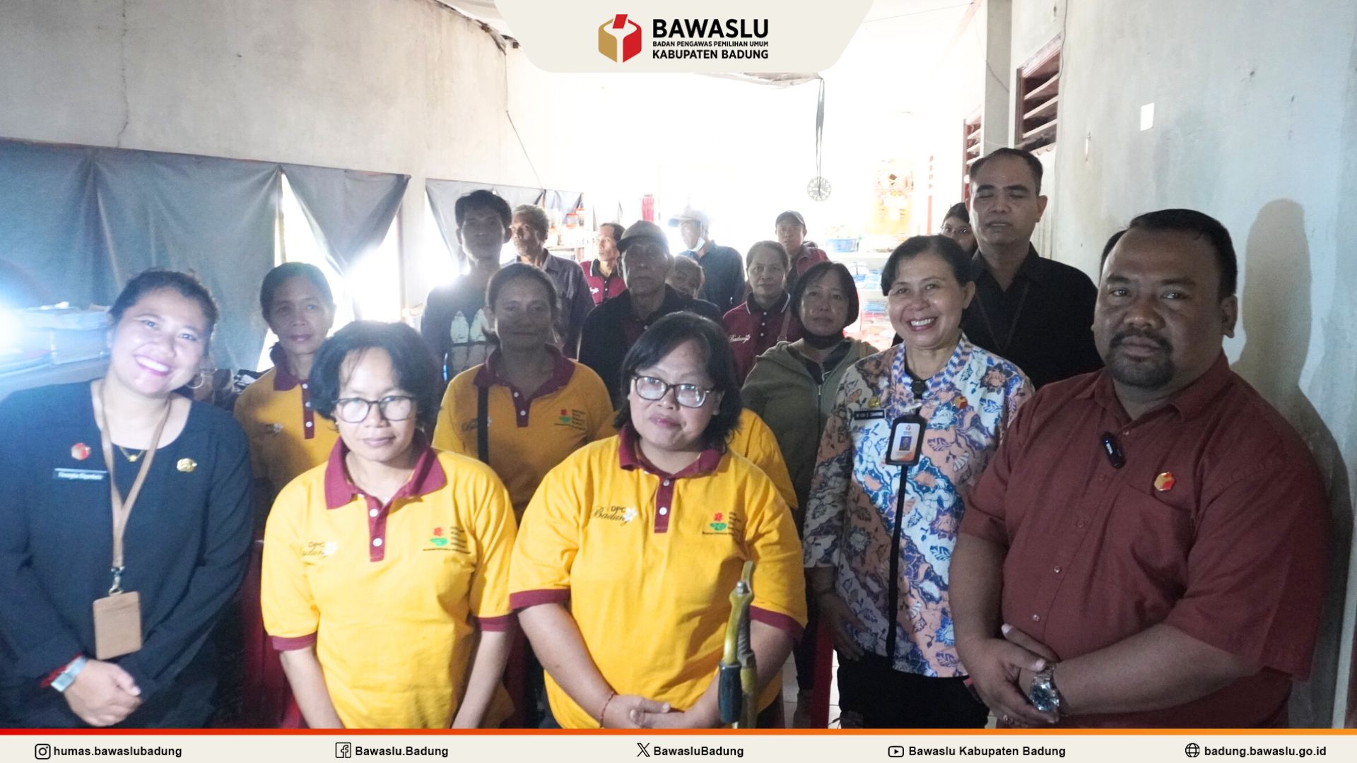 Foto bersama sahabat disabailitas