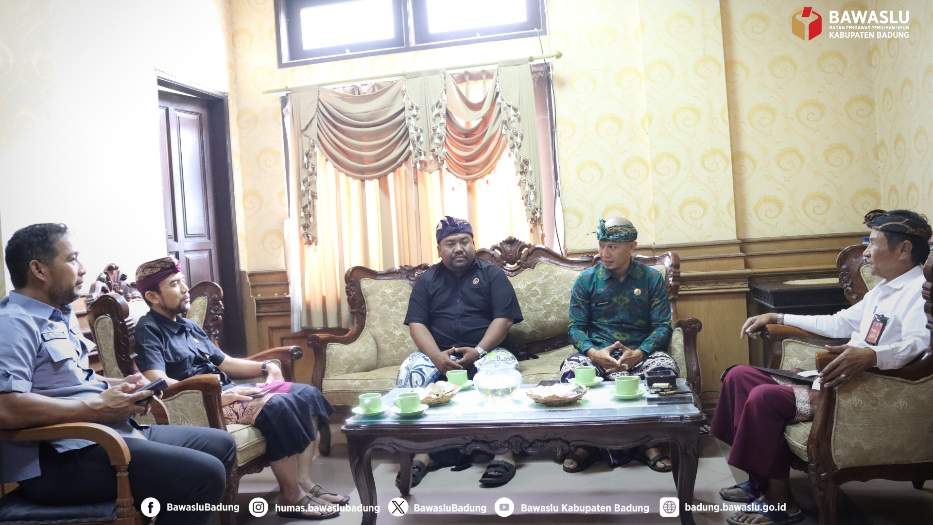 Audiensi ke Kesbangpol Badung