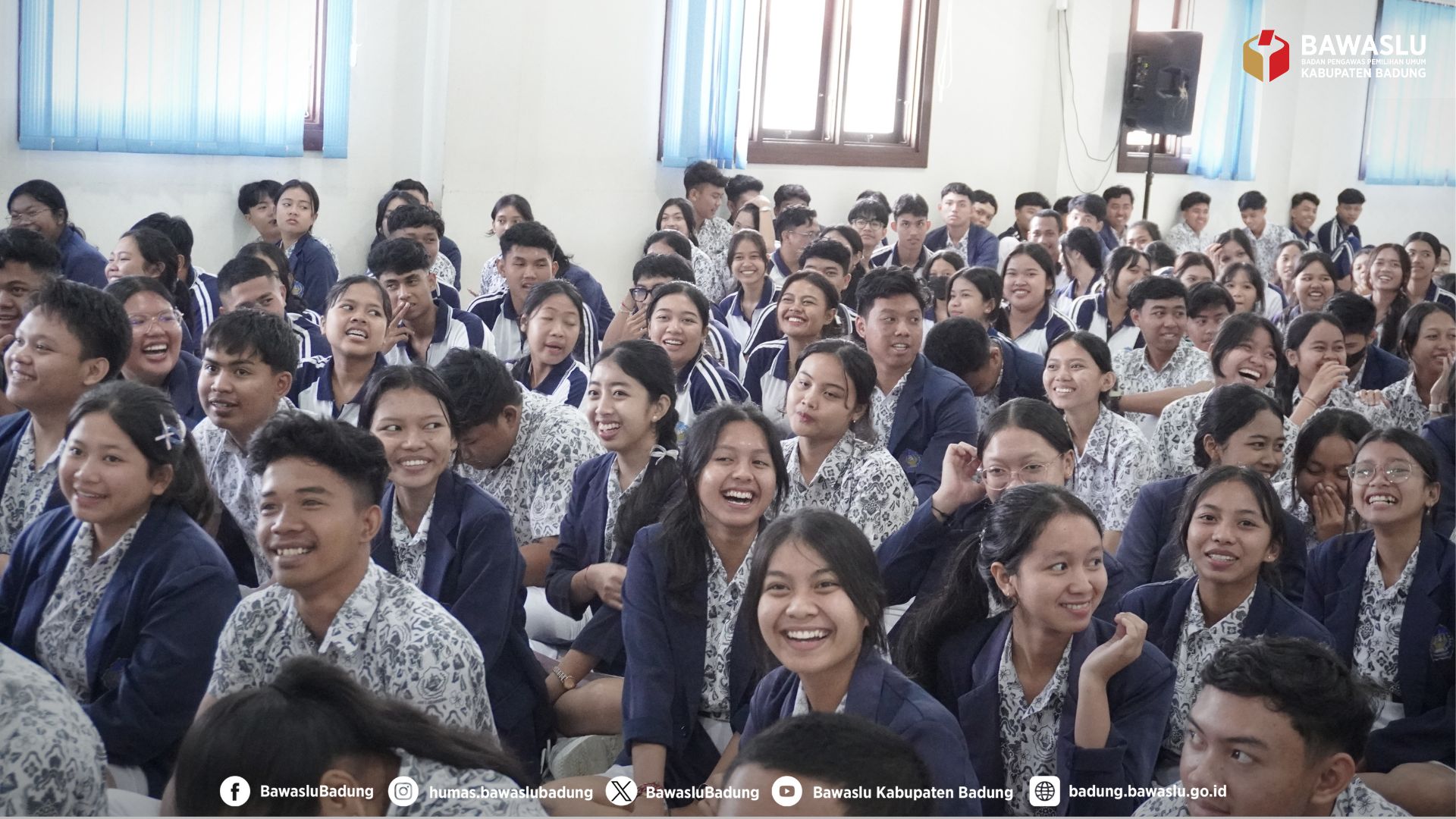 siswa SMAN 2 Abiansemal antusias mengikuti sosialisasi GEMPAR