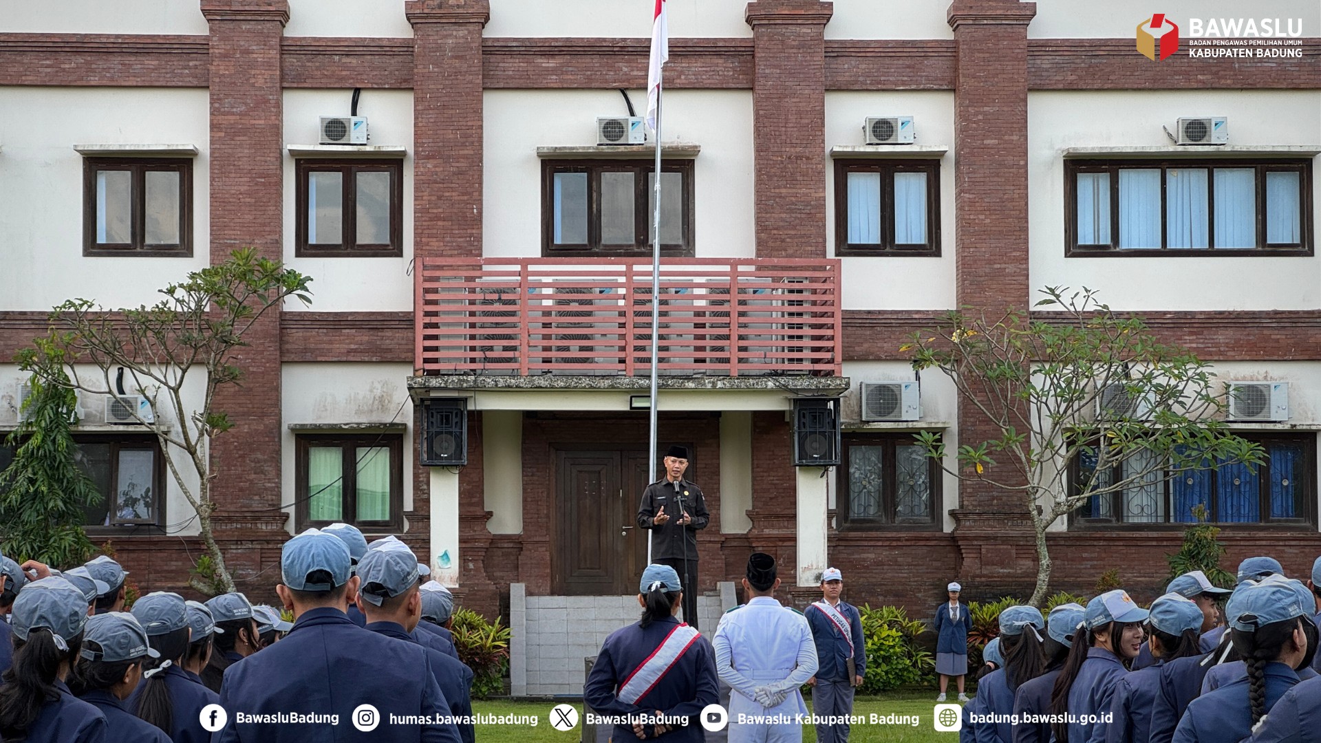 Ketua Bawaslu Badung Memberikan Amanat