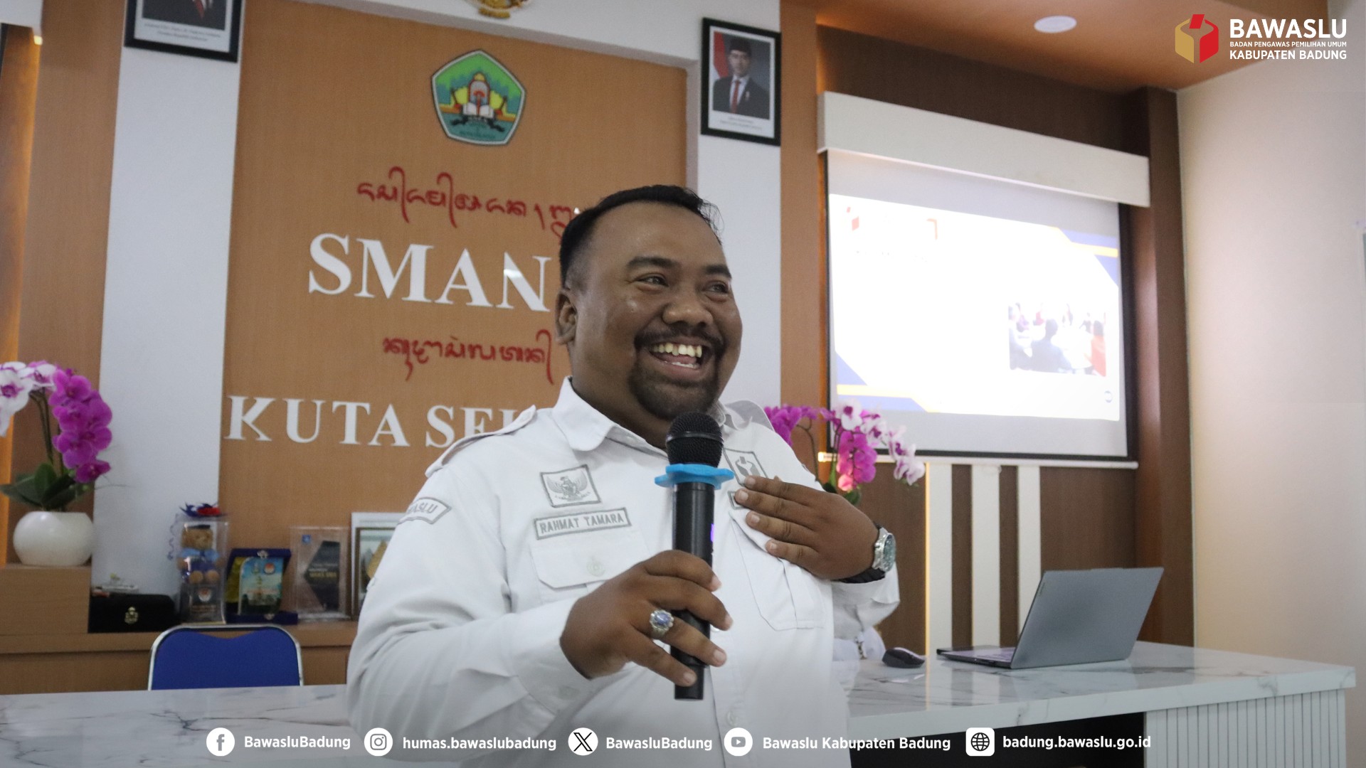 Sosialisasi Gempar di SMAN 2 Kuta Selatan