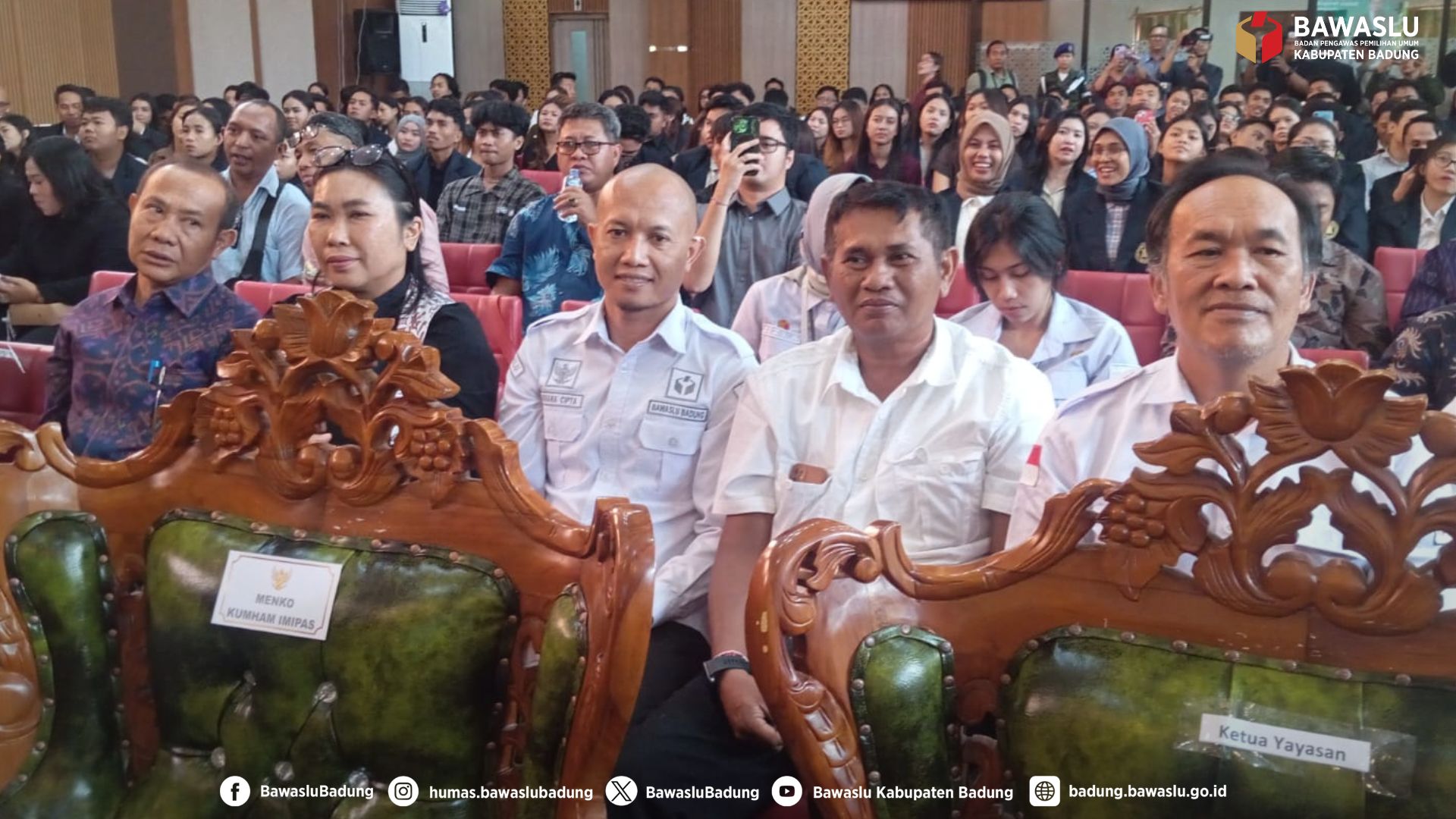 Ketua Bawaslu Kabupaten Badung menghadiri Kuliah Umum Universitas Mahasaraswati