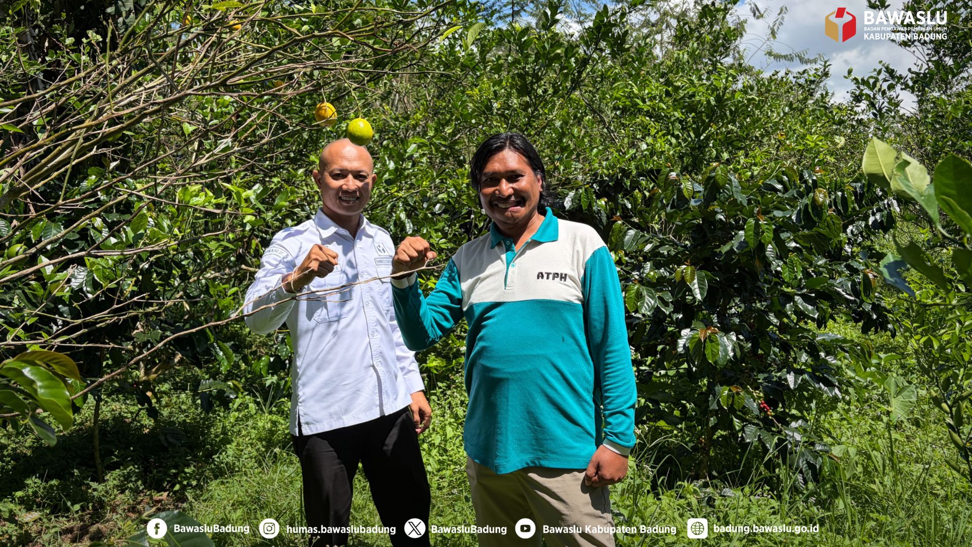Konsolidasi Bawaslu Badung bersama Petani di Plaga, Petang