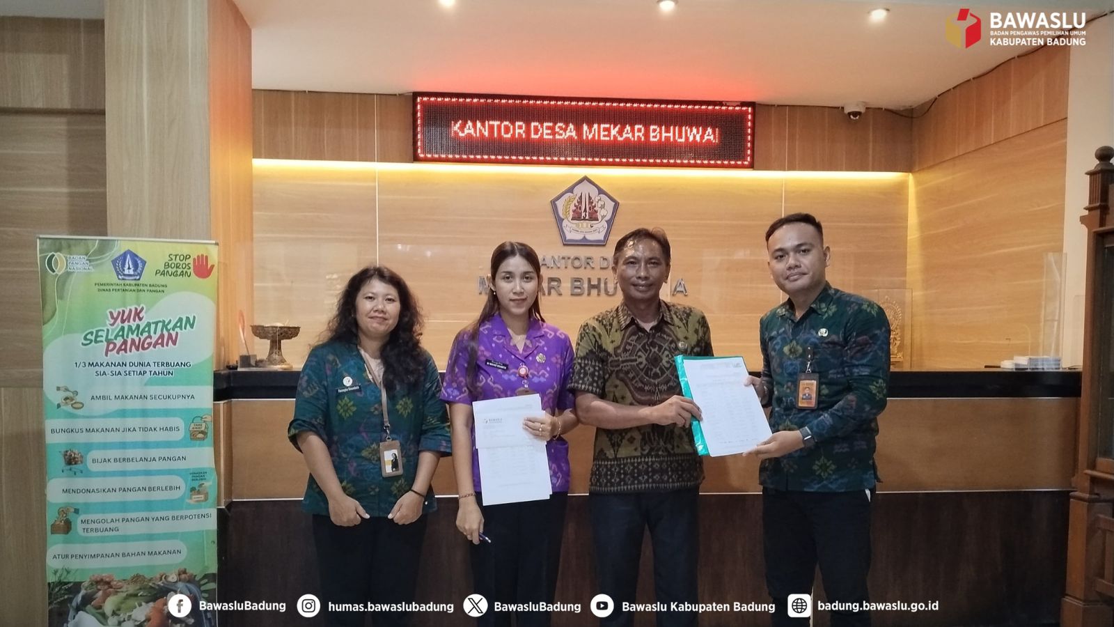 Uji petik PDPB di Desa Mekar Bhuwana, Abiansemal - Badung