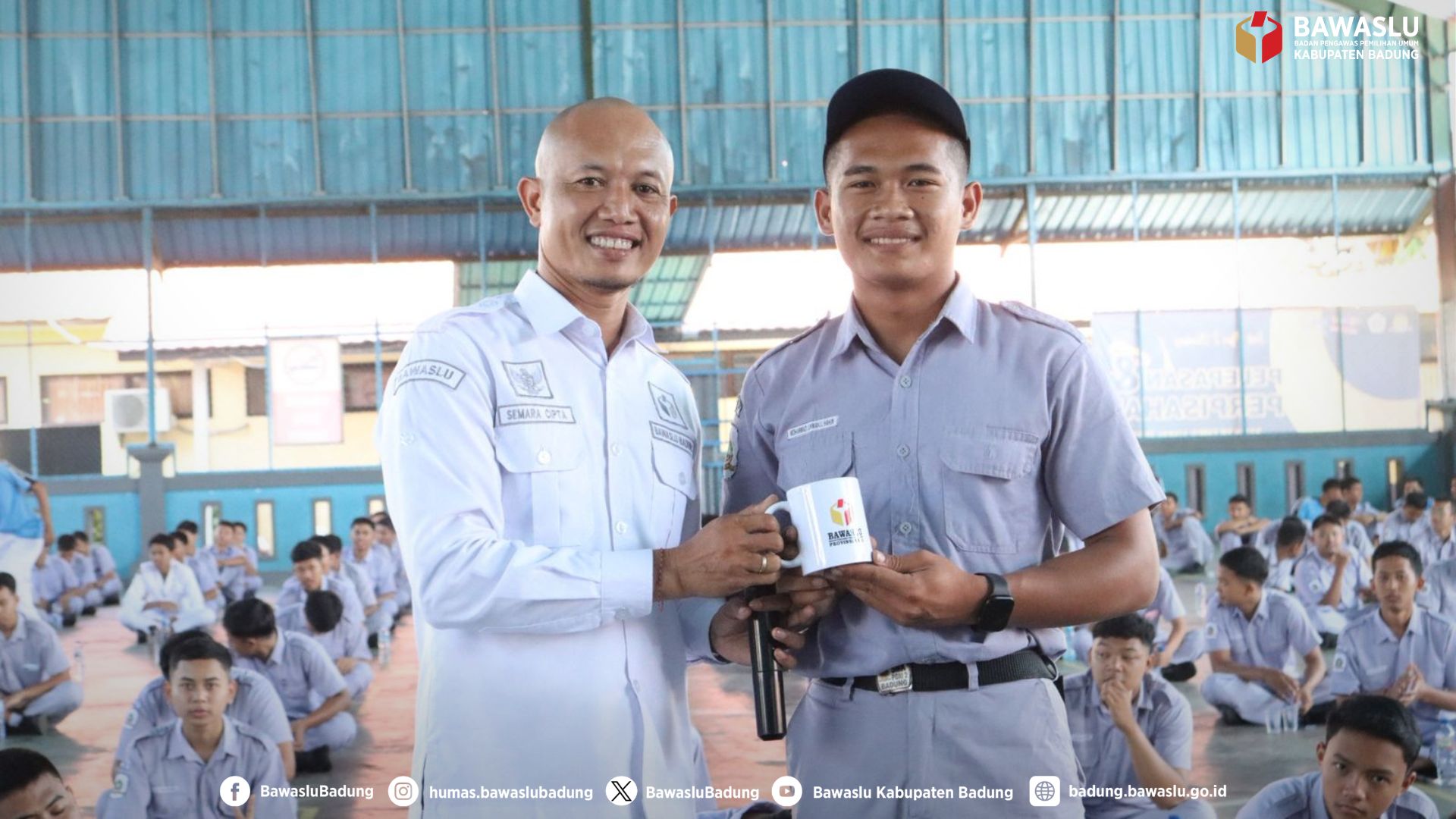 Konsolidasi Bawaslu Badung bersama Peserta Didik SMK PGRI 2 Badung