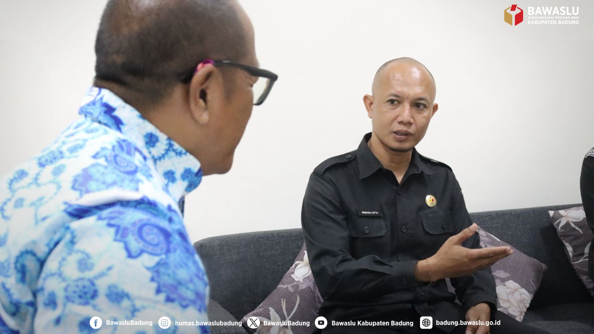 Konsolidasi Bawaslu Badung bersama Kepala Sekolah SMAN 3 Kuta Selatan