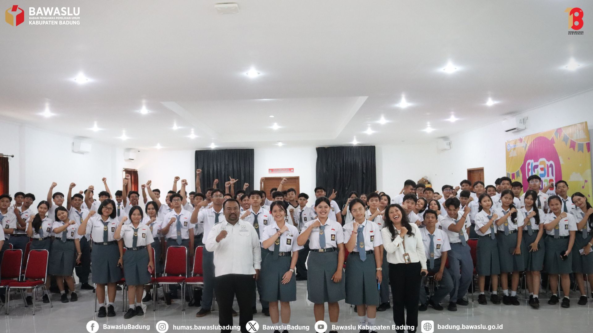 Sosialisasi Gempar di SMAN 2 Kuta Utara
