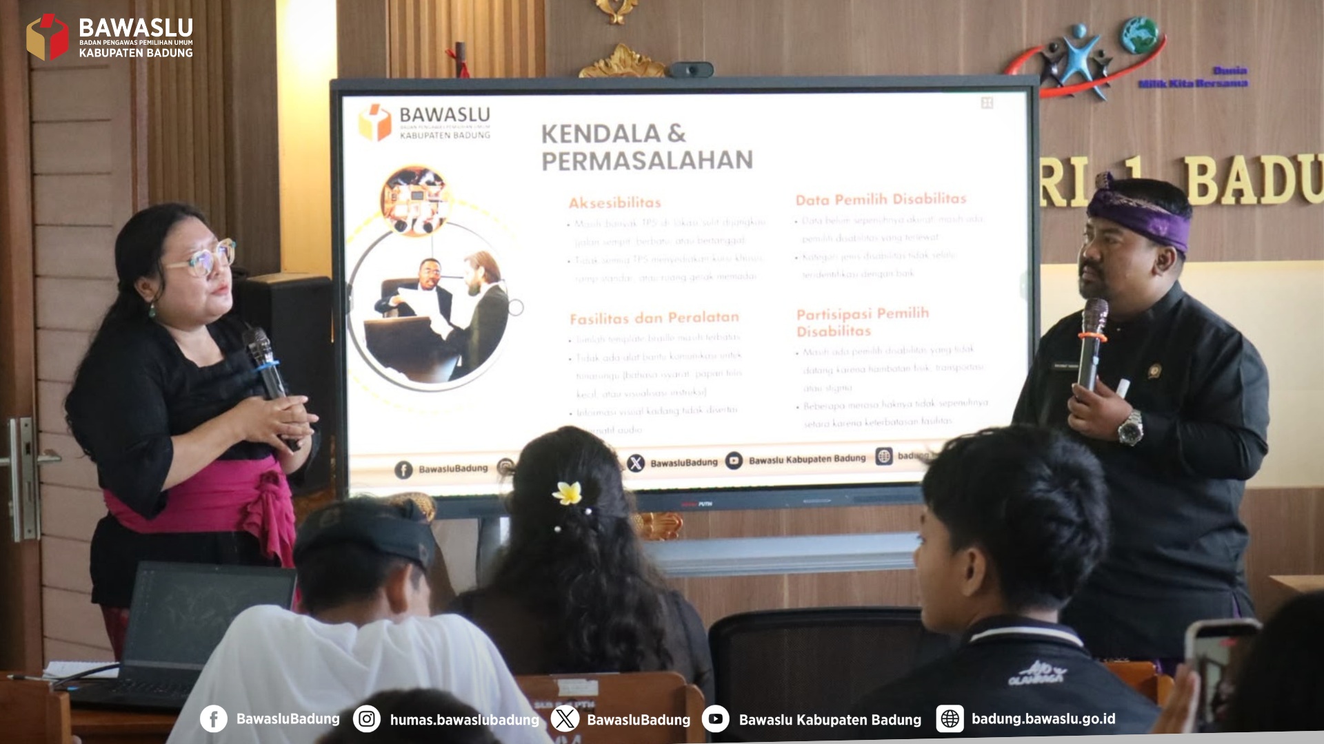 Sosialisasi di SLB Negeri 1 Badung