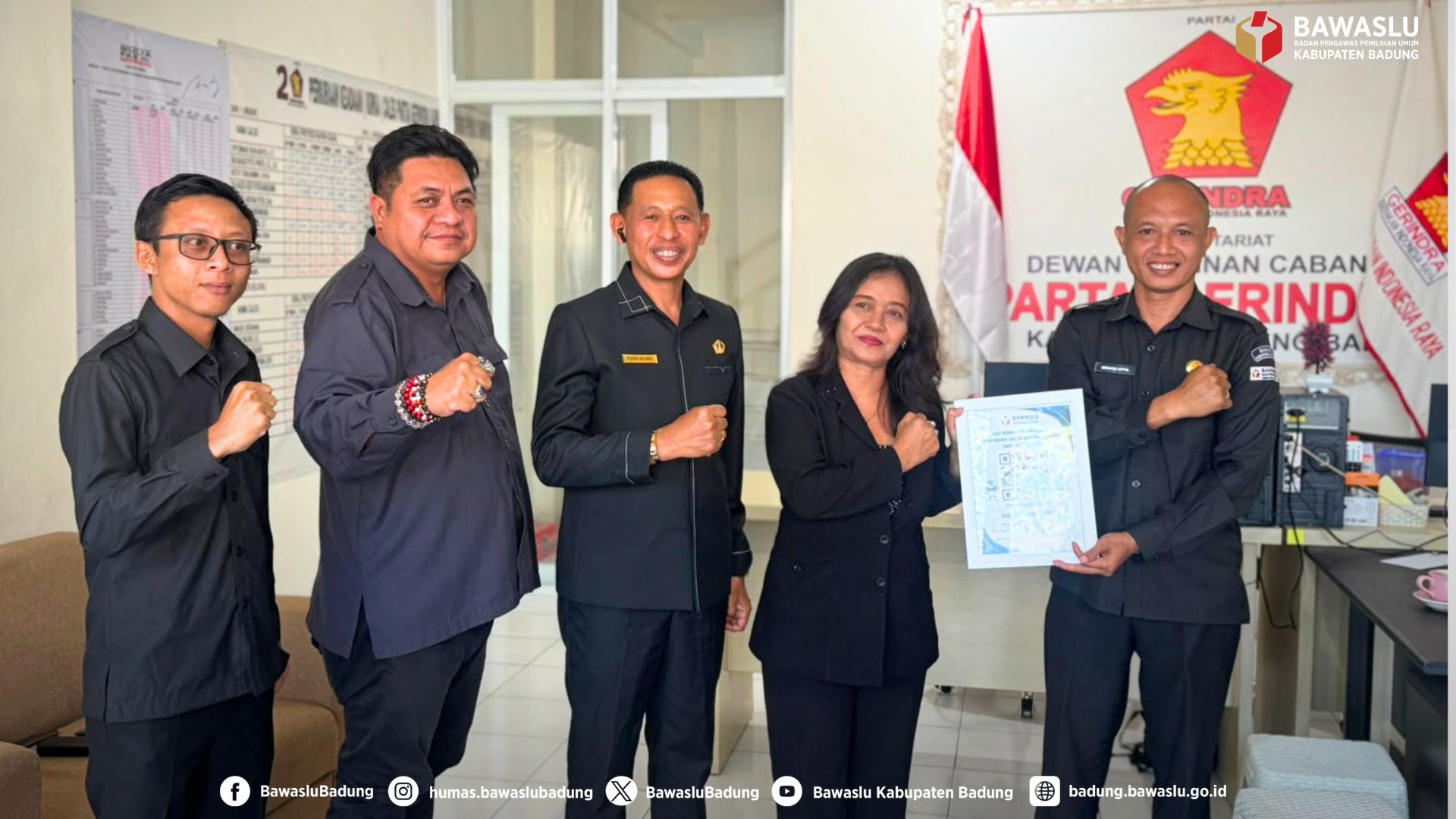 Pogram Simakrama Bersama Partai Politik dilaksanakan pertama kali di Sekretariat DPC Partai Gerindra Kabupaten Badung (6/6/2026)