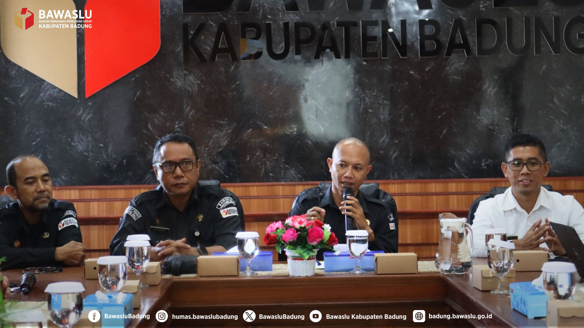 Rapat Koordinasi Pengelolaan Administrasi Keuangan bersama Kepala Sekretariat Bawaslu Provinsi Bali dan Kantor Pelayanan Pajak (KPP) Pratama Badung Utara