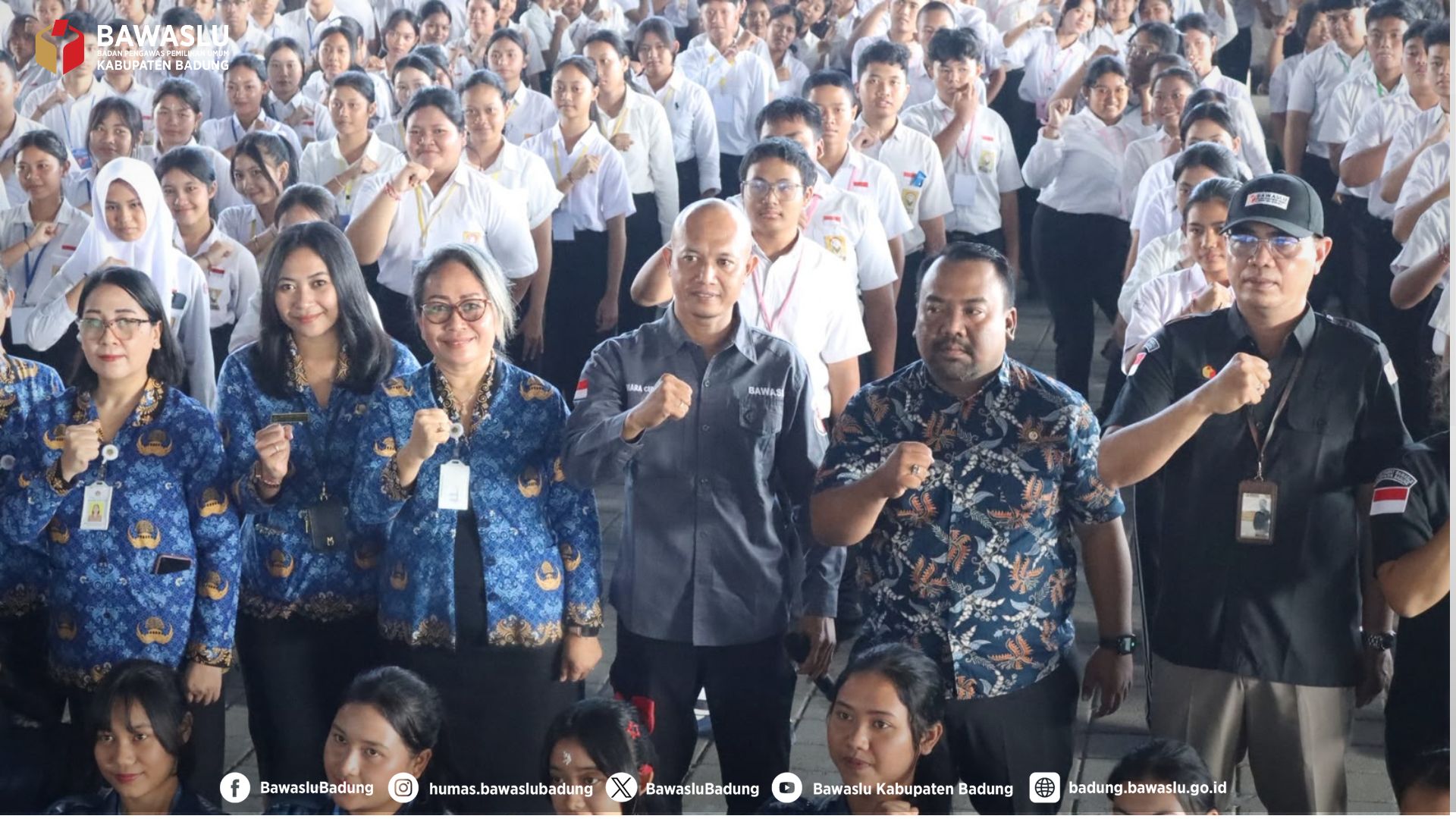 Bawaslu Kabupaten Badung mengisi rangkaian kegiatan Masa Pengenalan Lingkungan Sekolah (MPLS) Tahun Pelajaran 2026/2027 di SMA Negeri 2 Mengwi