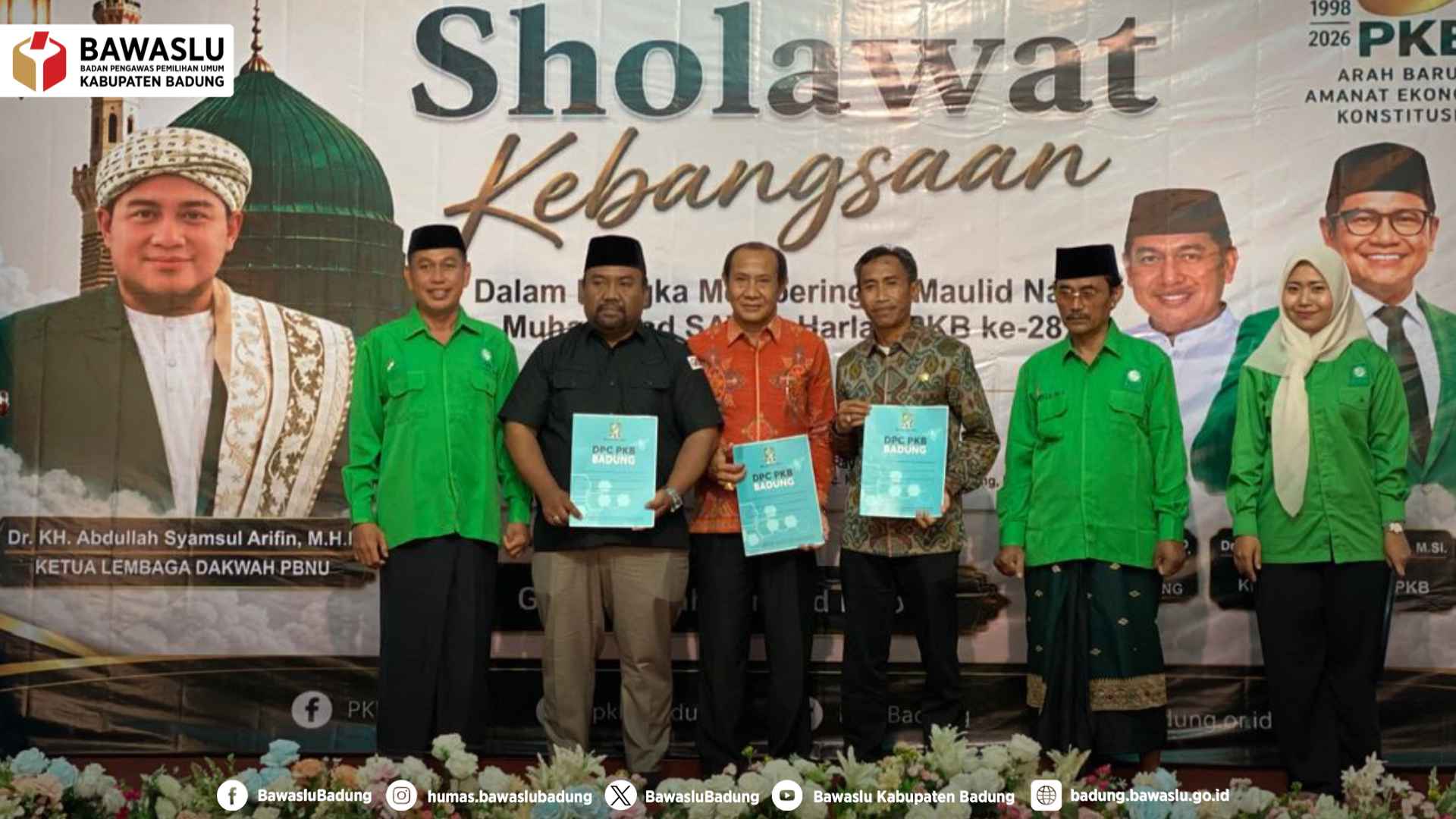 Anggota Bawaslu Badung, Rachmat Tamara hadiri pengukuhan Dewan Pengurus Cabang (DPC) Partai Kebangkitan Bangsa (PKB) Kabupaten Badung masa bakti 2026–2031