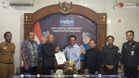 Simakrama Bersama Partai Politik, di DPC Demokrat Badung, (19/10/2026)