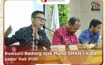 Bawaslu Badung ajak Murid SMAN 1 Kuta sadar Hak Pilih