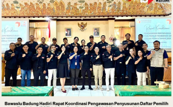 Bawaslu Badung Hadiri Rapat Koordinasi Pengawasan Penyusunan Daftar Pemilih Tambahan (DPTb) dalam Pemilu tahun 2024 di Kecamatan Abiansemal