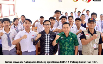 Ketua Bawaslu Kabupaten Badung ajak Pemilih Muda Sadar Hak Pilih