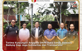 Terima Kunjungan Anggota DKPP Raka Sandi, Bawaslu Badung Siap Jaga Solidaritas dan Transparansi