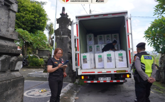 Bawaslu Badung Laksanakan Waskat Proses Distribusi Logistik