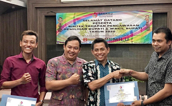 BAWASLU BADUNG GELAR BIMBINGAN TEKNIS TAHAPAN PENGAWASAN PEMILIHAN BUPATI DAN WAKIL BUPATI BADUNG TAHUN 2020