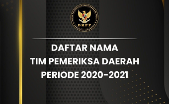 DAFTAR NAMA TIM PEMERIKSA DAERAH (TPD) DKPP PERIODE 2020-2021