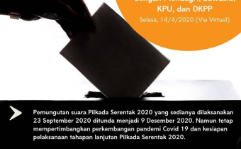 RAKER SEPAKATI PILKADA 2020 DIGELAR DESEMBER