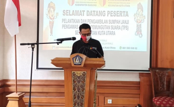 BAWASLU BADUNG LANTIK PENGAWAS TPS SE-KABUPATEN BADUNG (PART 3)