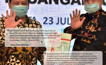 Bawaslu (Kembali) Raih Opini WTP, Lima Kali Berturut-turut