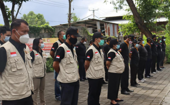 APEL SIAGA KESIAPAN PATROLI MASA TENANG DAN BAWASLU KABUPATEN BADUNG PATROLI DENGAN FULL TIM